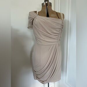 Goddess size 12 cream cocktail dress